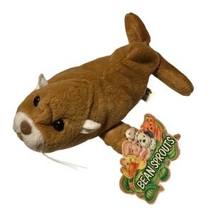 Bean Sprouts Salty Sea Lion Plush Vintage Great American Fun Corp Brown Seal